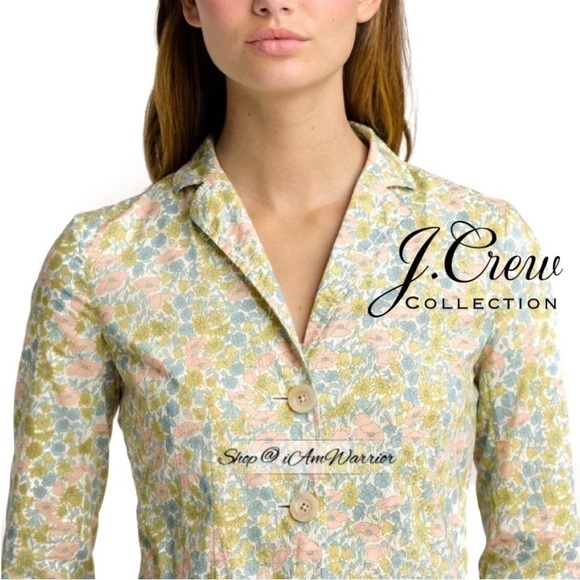 J.Crew Collection NWT Liberty art floral blazer *shop@iamwarrior - Picture 1 of 11